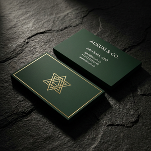 Cartes de visite personnalisées avec laminage mat, estampage à chaud or vert, logo OEM, impression <span class=keywords><strong>personnalisée</strong></span>, vente en gros - Product Image 1