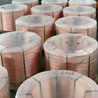 Fil de cuivre ETP de 8 mm, 99,99 % de cuivre pur de qualité électrique, bobine de fil de cuivre pour la production de câbles et de fils