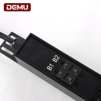 PDU intelligent personnalisé pour rack, 24 prises (20 C13 et 4 C19), compteur intelligent IP, disjoncteur double 1P 32A, 8000W