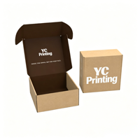 Caja de Envío Ecológica Personalizada con Impresión, Laminado Mate y Logotipo Personalizado