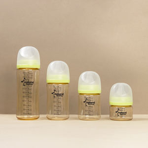 사용자 정의 OEM ODM Psu 와이드 넥 아기 우유 병 안티 복통 수유 원형 아기 병 세트 - Product Image 2