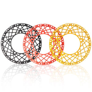 In Lega di alluminio LP singola ruota di bicicletta pieghevole anello della catena 56T 130BCD Nero/Rosso/Oro/parti di biciclette - Product Image 1