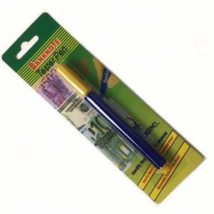 เครื่องตรวจสอบธนบัตร ปากกามาร์กเกอร์ตรวจจับธนบัตรปลอม ปากกาทดสอบตรวจสอบธนบัตรปลอม - Product Image 4