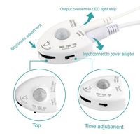 Lampe à induction intelligente Détecteur de mouvement Lumière de lit blanc chaud PRI smart led bande activée par le mouvement Lumière de capteur de corps humain