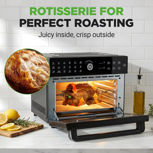 เตาอบลมร้อนอเนกประสงค์ สเตนเลสสตีล ประหยัดพลังงาน ขนาด 30 ลิตร 1800 วัตต์ ดีไซน์ใหม่ปี 2025 สำหรับครัวสุขภาพ ไร้น้ำมัน - Product Image 4