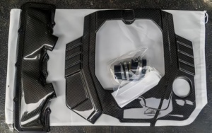 21-cải thiện tốc độ lái xe thực sự khô sợi <span class=keywords><strong>carbon</strong></span> <span class=keywords><strong>intake</strong></span> hộp khí cho AUDI RS6 rs7 C8 4.0t động cơ ống dẫn khí nạp - Product Image 2