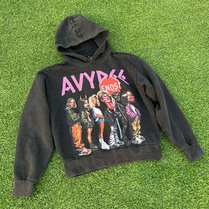 เสื้อมีฮู้ดพิมพ์ลายดิจิทัลแนวสตรีทกราฟิกสำหรับผู้ชายดีไซน์ผลิตจากผู้ผลิต - Product Image 1