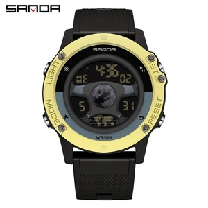 <span class=keywords><strong>Montre</strong></span> Sanda 9024 en forme de <span class=keywords><strong>voiture</strong></span> pour homme, <span class=keywords><strong>montre</strong></span> numérique LED, montres de sport de plein air, montres pour homme étanches, Relogio Masculino - Product Image 3