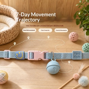 Localizador de Mascotas <span class=keywords><strong>Airtag</strong></span> Global Antipérdida, Collar de Posicionamiento, Material ABS, Resistente al Agua, Batería Reemplazable, Mini, para Perros y Gatos Pequeños, con Mapa - Product Image 2