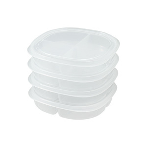 Food Storage Container Rectangle M Plastic Lid For Refrigerator Fridge Organizer - Product Image 5