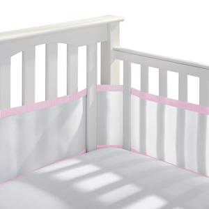 Wholesale Breathable Baby Classic Mesh Crib Liner for Baby Safety Crib Bumper <b>Cot</b> Bumper - Product Image 3
