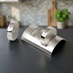 Stainless Steel Rado <b>Salt</b> Pepper <b>Shaker</b> Set Eco-Friendly Dishwasher Safe Kitchen Dining Restaurant Use Wholesale Mayur Exports - Product Image 2