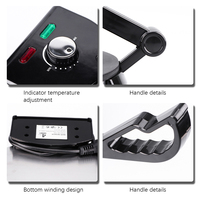 Machine à crêpes Taco antiadhésive et automatique avec bouton de Thermostat, 1 pièce, capati