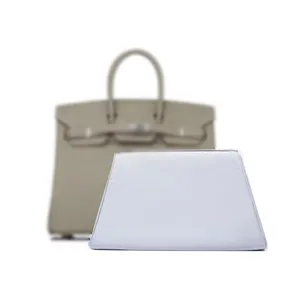 big stock customized logo handmade satin handbag bag insert shaper pillow for luxury bag