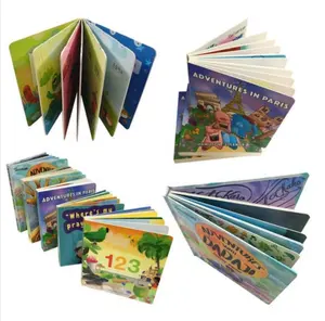 Недорогая детская доска в твердом переплете, детские книжки с индивидуальным переплетением, Детская Картонная книга с принтом для детей