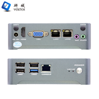 Mini computadora Intel Nuc J1900 DDR3 SSD Dual Lan HD VGA WIFI Win 10 Linux Home Office Business Mini Pc sin ventilador