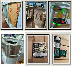 Tourniquets à fort trafic <span class=keywords><strong>Metro</strong></span> Contrôle d'accès facial Rfid Qr personnalisable <span class=keywords><strong>Tourniquet</strong></span> oscillant anti-talonnage bidirectionnel - Product Image 3