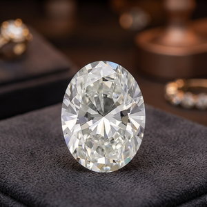 RN JEWELS เพชร 17.00 กะรัต รูปทรงวงรีสวยงาม ผลิตในห้องปฏิบัติการ คุณภาพเยี่ยม การกระจายแสงที่ยอดเยี่ยม การเจียระไนที่แม่นยำ - Product Image 3