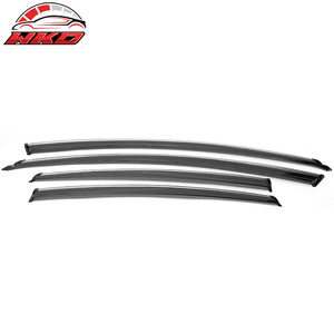 Viseras para ventanas de policarbonato con moldura cromada para Nissan Altima 13-18, juego de 4 piezas - Product Image 2