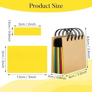 Bloc-notes collant anneau en spirale personnalisé ensemble de notes collantes mémo mini onglets d'index carton Notes autocollantes recyclables pour étudiant - Product Image 5