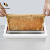Décapsuleuse manuelle à rouleaux pour miel avec lames renforcées et épaissies