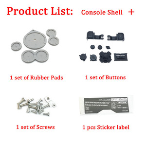 Nieuwe Gbasp Behuizing Shell Vervanging Voor Gba Sp Shell Case Cover Met Knoppen En Naamplaatje Logo Voor Gameboy Advance Sp - Product Image 3