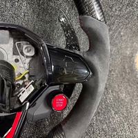 Volant en cuir carbone LED haute qualité pour Volkswagen Golf 8 GTI R Line MK8 Jetta GLI ID4 Accessoires intérieurs