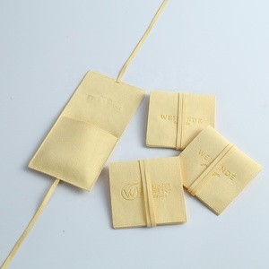Nuevas Bolsas de Regalo Amarillas Personalizadas, Hermosas Bolsas de Microfibra para Joyería con Cordón para Niñas y Mujeres - Product Image 3