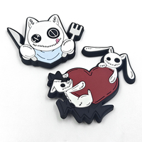 Magnet kulkas lembut pvc hewan silikon 3d kartun kustom magnet kulkas pvc magnet kulkas untuk hadiah