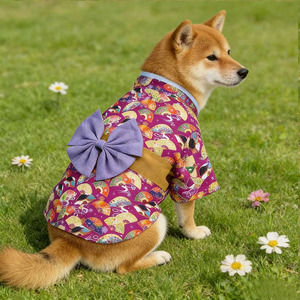 Abbigliamento per Animali Domestici Stile Kimono Giapponese Primavera-Estate, Diverse Fantasie, Morbido, Leggero, Casual, Delicato sulla Pelle - Product Image 3