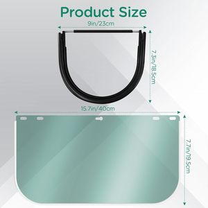 อะแดปเตอร์ป้องกันใบหน้าหมวกแข็งปีกเต็มอลูมิเนียมปิรามิด - Product Image 3