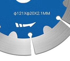 Sierra de corte de <span class=keywords><strong>puente</strong></span> de mármol de 5,24 pulgadas, hoja de diamante de piedra caliza de Metal Industrial para piedra, hormigón, ladrillo rojo - Product Image 2