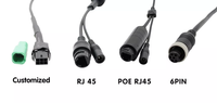Caméra de recul de voiture 1080P 2MP Vision nocturne étanche POE 6P haute résolution RTSP MDVR MNVR Surveillance de véhicule IPC inversion