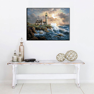 Décorations pour <span class=keywords><strong>la</strong></span> <span class=keywords><strong>maison</strong></span> à vendre <span class=keywords><strong>Kit</strong></span> de peinture <span class=keywords><strong>diamant</strong></span> côte <span class=keywords><strong>maison</strong></span> et phare bricolage 5d <span class=keywords><strong>diamant</strong></span> <span class=keywords><strong>broderie</strong></span> pleine perceuse Art Mural - Product Image 2