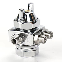 Pistolet de pulvérisation automatique en alliage d'aluminium ST-6, buse de 1,3 mm, OEM, pour colle anticorrosion, machine à bulles, soudure à la vague, peinture automobile
