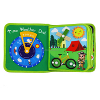 Livre d'activités éducatives Montessori pour tout-petits, livre en tissu pour animaux en feutre pour enfants, nouveau design, marchandises en stock
