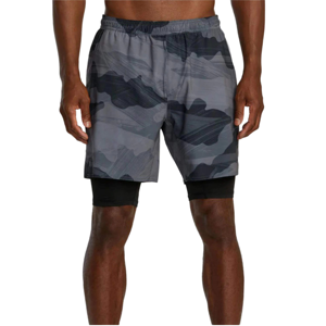 กางเกงขาสั้นออกกำลังกายผู้ชายคุณภาพสูงขายดี สไตล์สตรีทแฟชั่น ลายเรียบ แห้งเร็ว ระบายอากาศได้ดี ผลิตจากผ้าสแปนเด็กซ์และโพลีเอสเตอร์ - Product Image 1