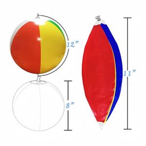Custom <b>Inflatable</b> Beach Balls for Kids Adults 12in Bulk Beach Toys for Swimming <b>Games</b> Summer Pool Party Decorations Supplies - Product Image 2