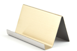 High-End Edelstahl Visitenkarte halter Ständer 4 Farbe Desktop Tisch Organizer <span class=keywords><strong>Business</strong></span> Display Rack Blech bearbeitung - Product Image 4