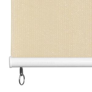 W2B VidaXL crema avvolgibile in polietilene ad alta densità (HDPE) 47.2X55.1 pollici in fabbrica fornito automatico antivento incorporato - Product Image 3