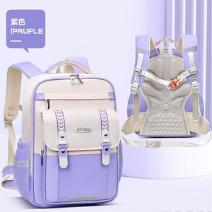 Sesame Baby <b>Student</b> <b>Backpack</b> 15 Inches Large Capacity Unisex School Bag Solid Color Lightweight Design - Product Image 1