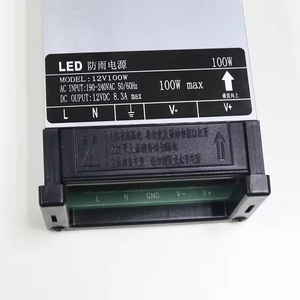 Puissance 60W 12 V LED pilote étanche à la pluie AC-DC éclairage <span class=keywords><strong>transformateur</strong></span> d'alimentation extérieur 12 volts pour bandes lumineuses - Product Image 4