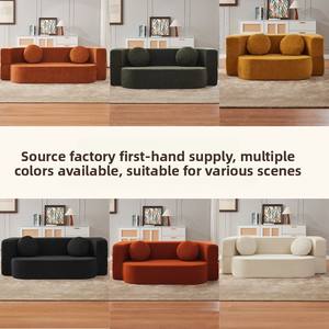 Sofá Seccional de Tela para Apartamentos Pequeños, de Alta Calidad, con Cama Oculta, Relleno de Esponja, Plegable para Interiores - Product Image 4