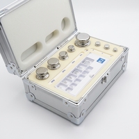 Ensembles de poids d'étalonnage en acier inoxydable Santwell E1 E2 F1 F2 M1, poids de test polis miroir en acier inoxydable 304 pour l'étalonnage des balances