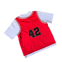 Débardeurs personnalisés en coton 100% solide avec numéro imprimé, style streetwear surdimensionné en maille, pour baseball, basketball, football