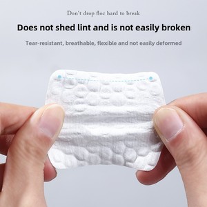 Serviettes en coton jetables de haute qualité pour ongles, 200 pièces/sac, tampons en coton pour le retrait du gel et le nettoyage des ongles, vente en gros - Product Image 3