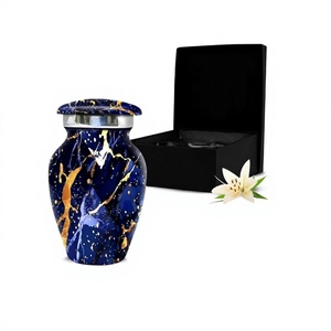 Petite urne souvenir pour les cendres humaines pour les femmes Urne en marbre pour les hommes Honore votre bien-aimé avec petite urne de crémation avec sac gratuit - Product Image 1