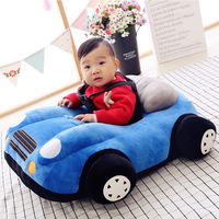 Siège d'apprentissage pour bébé, fauteuil pour nourrisson, petit canapé de voiture, chaise de sécurité en tissu peluche super doux, coton PP, pour tout-petits (0-3 ans)
