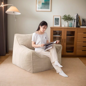Juego de Sillones Puff para Sala de Estar Moderna, Nuevo Diseño, Sofá de Tela para Interiores, Relleno de Esponja, MYUZ, Venta al Por Mayor - Product Image 2