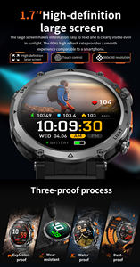 Reloj Inteligente Deportivo para Exteriores HT42 2026 con Linterna, Altímetro, Barómetro, Pantalla Táctil de 1.7 Pulgadas, Resistente al Agua 3 ATM - Product Image 4